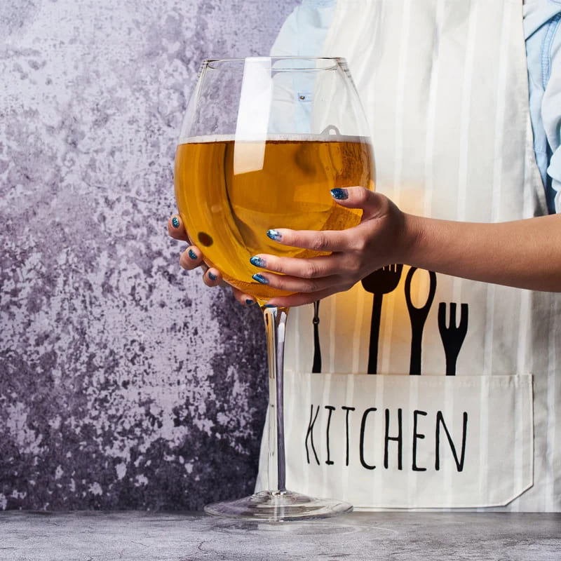 Taça de Vinho em Cristal Gigante 3 Litros para Degustação - Casa Elège