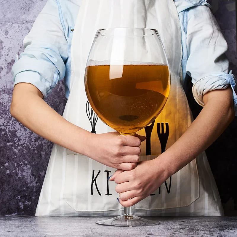 Taça de Vinho em Cristal Gigante 3 Litros para Degustação - Casa Elège