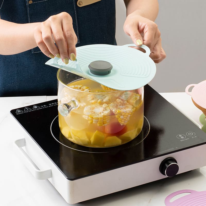 Tampa Dobrável de Silicone Universal para Micro-ondas - Casa Elège