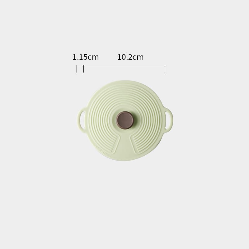 Tampa Dobrável de Silicone Universal para Micro-ondas - Verde (12.5cm) Casa Elège