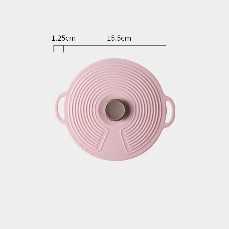 Tampa Dobrável de Silicone Universal para Micro-ondas - Lilás (18cm) Casa Elège
