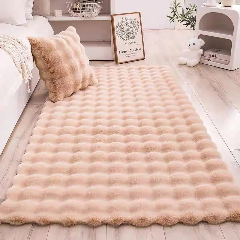 Tapete Pelúcia Antiderrapante Felpudo Lavável Cinza - Caramelo Casa Elège