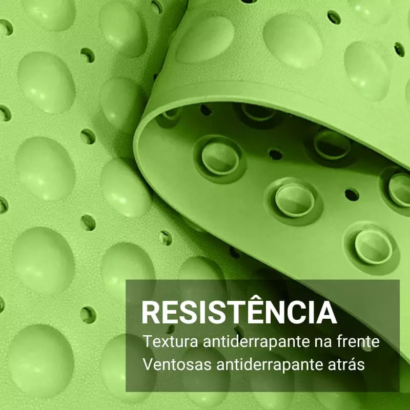 Tapete Antiderrapante Para Box Em PVC Com Ventosas Extras - Casa Elège