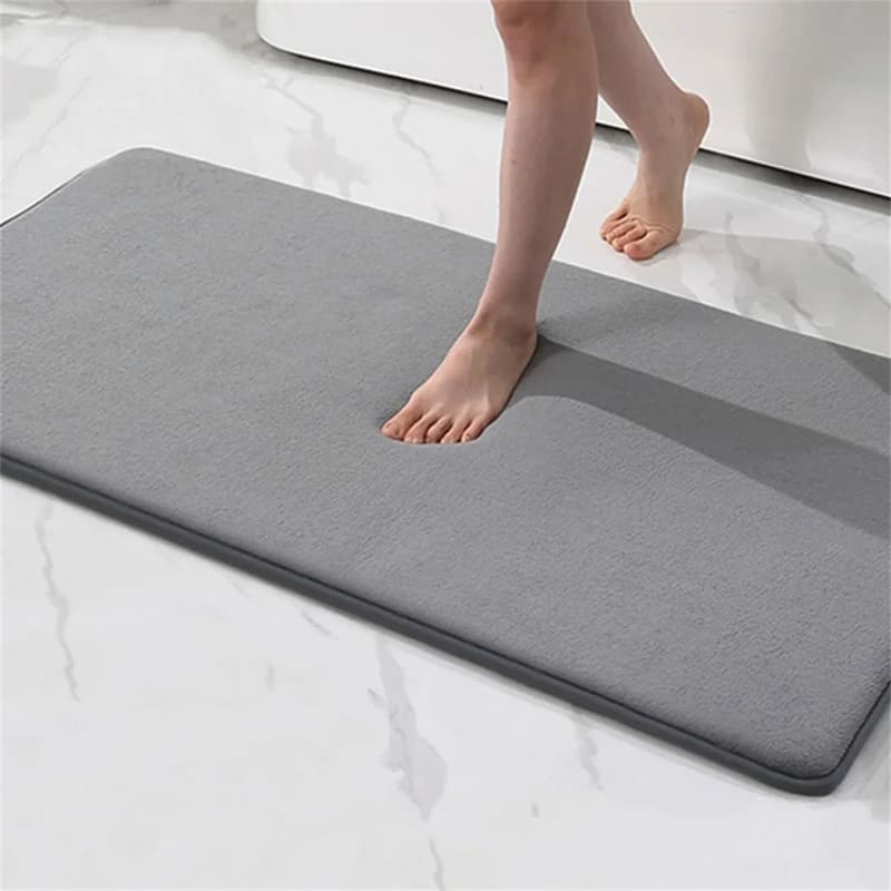 Tapete de Banheiro em Veludo Antiderrapante Absorvente - Casa Elège