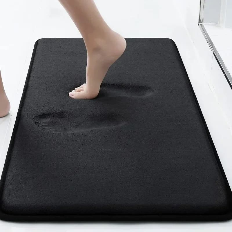 Tapete de Banheiro em Veludo Antiderrapante Absorvente - Casa Elège
