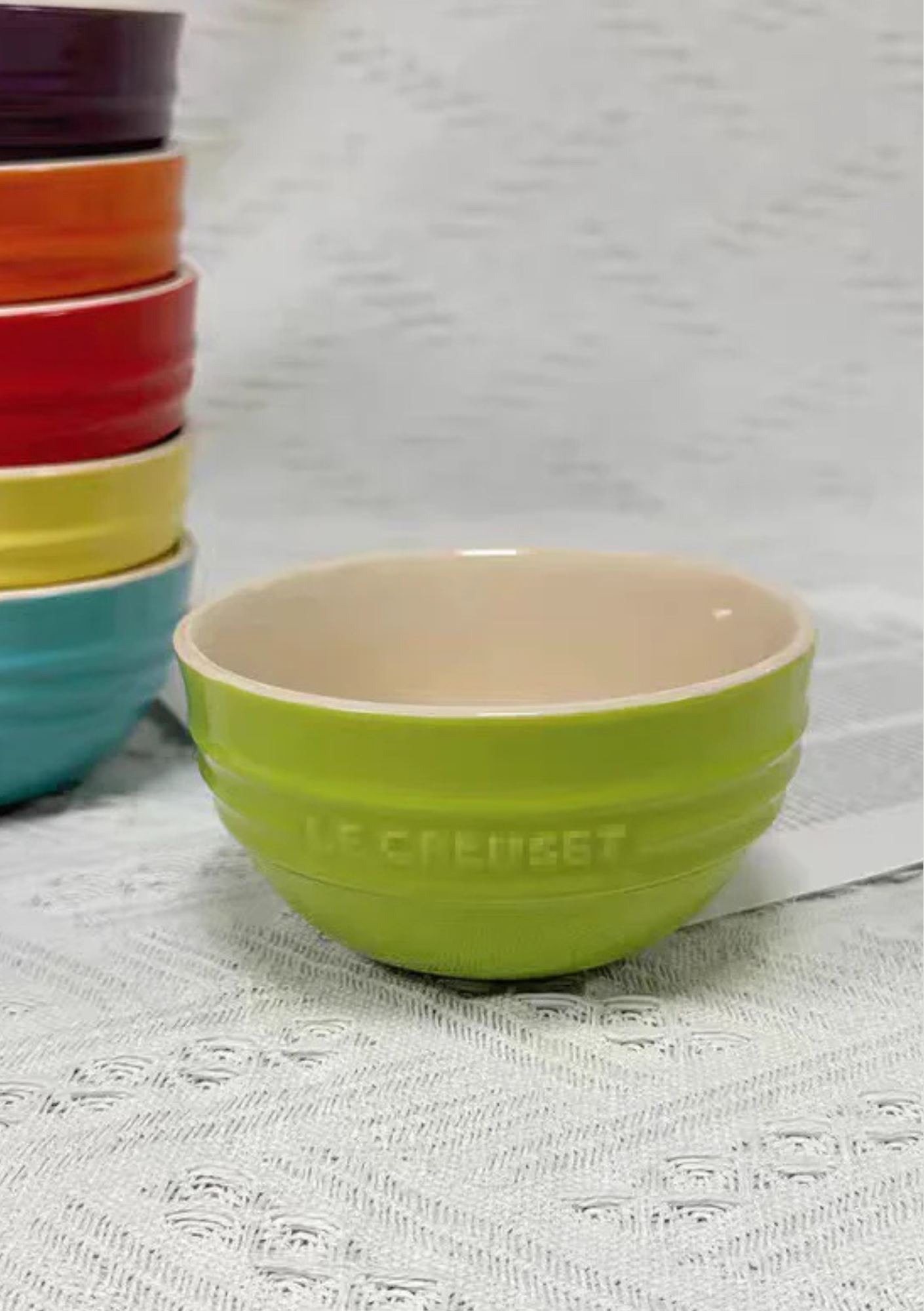 Tigela De Cerâmica Alta Com Esmalte Liso Para Sopas - Verde 12cm Casa Elège