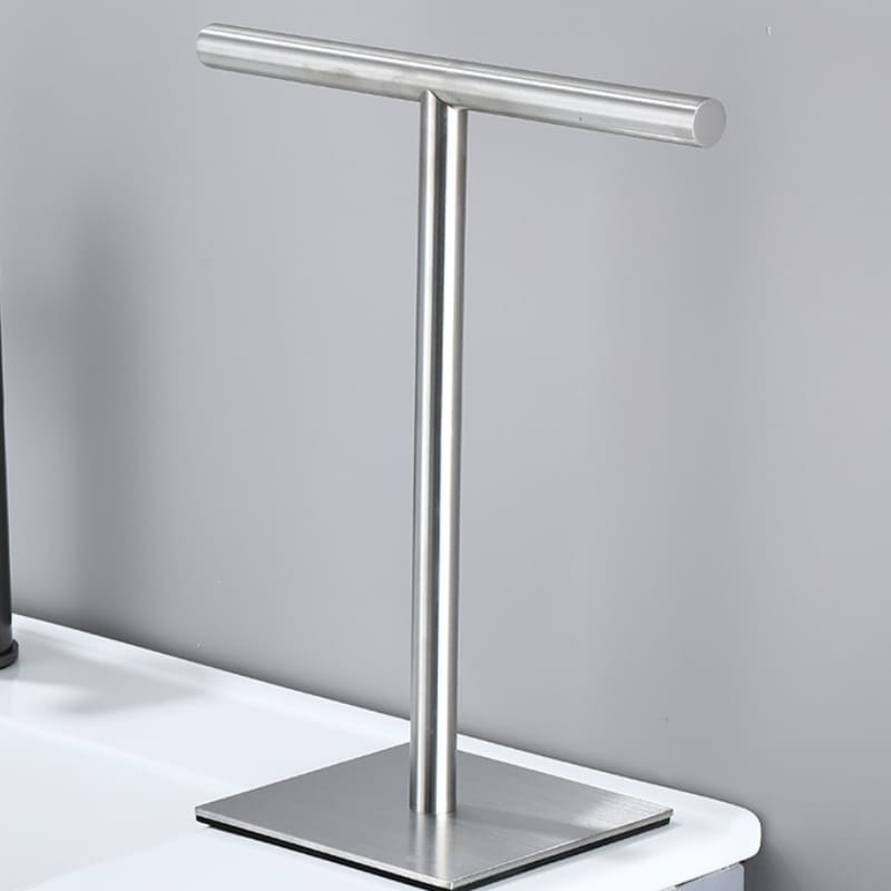 Toalheiro De Mesa Em Aço Inox Com Base Emborrachada - Casa Elège