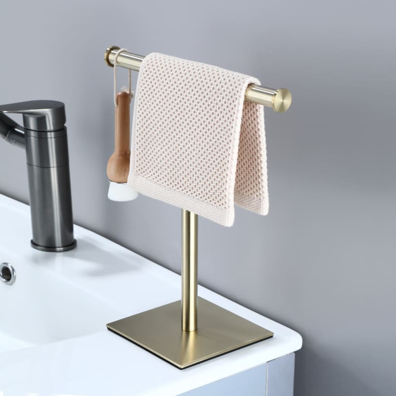 Toalheiro De Mesa Em Aço Inox Com Base Emborrachada - Casa Elège