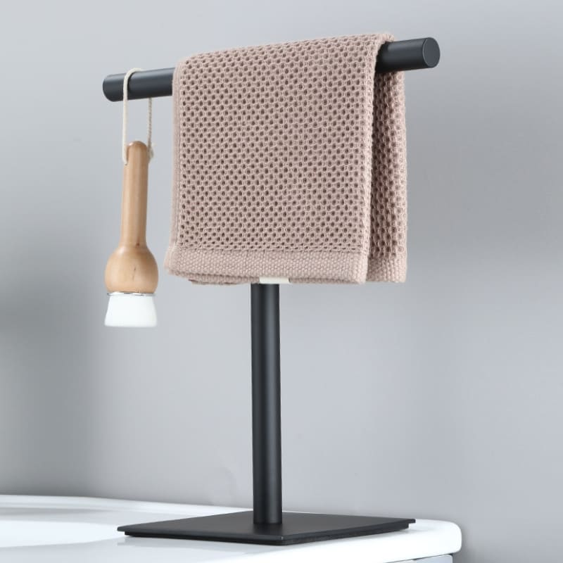 Toalheiro De Mesa Em Aço Inox Com Base Emborrachada - Casa Elège