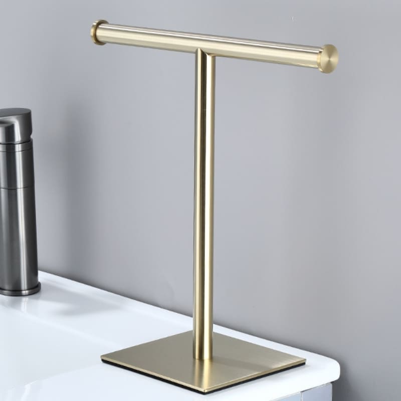Toalheiro De Mesa Em Aço Inox Com Base Emborrachada - Casa Elège