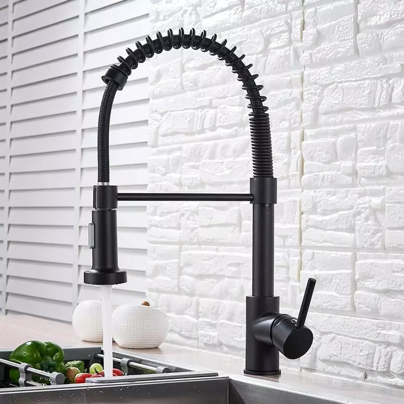 Torneira Monocomando Gourmet Flexível com Spray Retrátil - Casa Elège