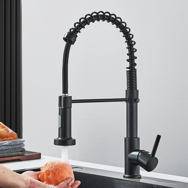 Torneira Monocomando Gourmet Flexível com Spray Retrátil - Casa Elège