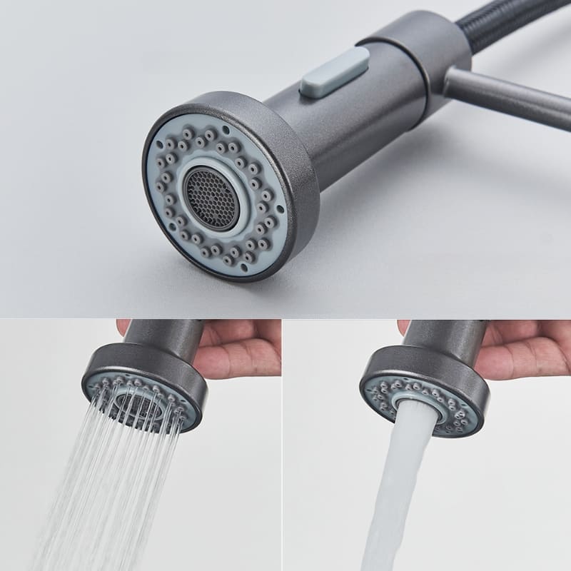 Torneira Monocomando Gourmet Flexível com Spray Retrátil - Casa Elège