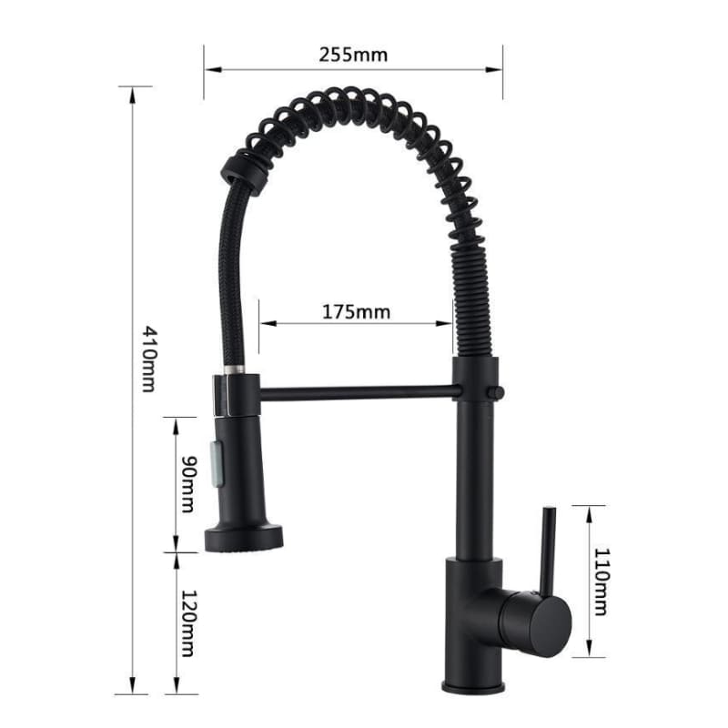 Torneira Monocomando Gourmet Flexível com Spray Retrátil - Casa Elège