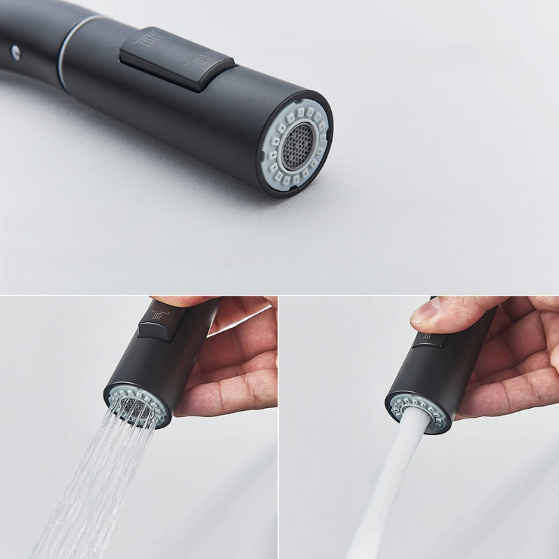 Torneira Gourmet com Sensor e Bica Retrátil 360 com Ducha - Casa Elège