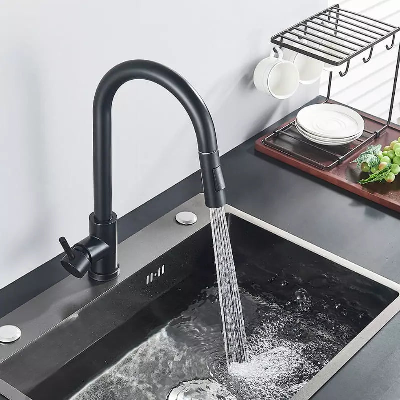 Torneira Gourmet com Sensor e Bica Retrátil 360 com Ducha - Casa Elège