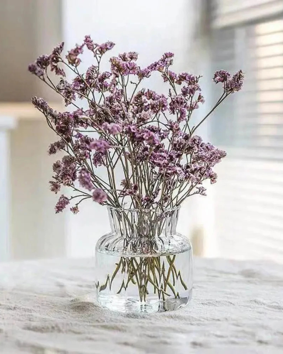 Vaso de Vidro Transparente Estilo Nórdico Minimalista - Casa Elège