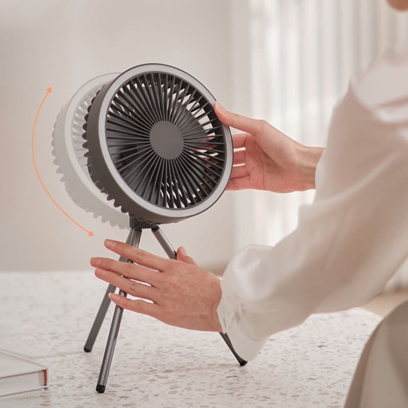 Ventilador Portátil Recarregável De Coluna - Casa Elège