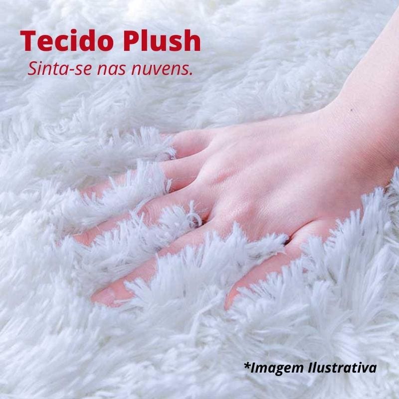 Tapete Felpudo Cáqui Mescla Antiderrapante Macio Luxo - Casa Elège