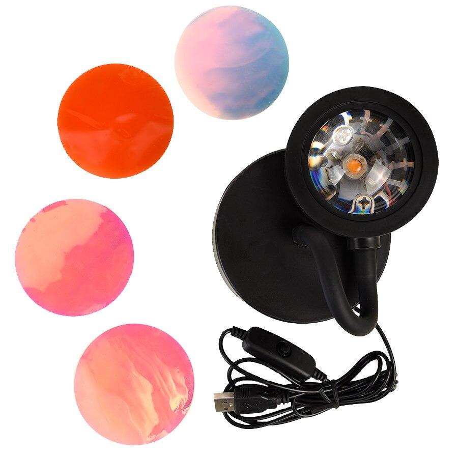 Projetor De Luz LED 4 Em 1 Giratório 360 Graus Ambiente - Casa Elège